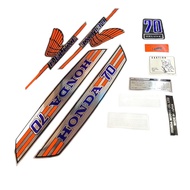 Honda C70 Standard Striping Sticker | Honda C-70 Body Sticker | & Quality