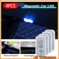 wjhh Magnetic Car LED Touch Lights Wireless Interior Light USB Roof Ceiling Reading Lamps for Door Foot Trunk Storage Box