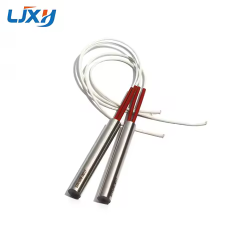 LJXH 2PCS 18mm 180~300mm AC110V/220V/380V Single-End Electric Heating Tube 1010/1150/1240/1450/1700W