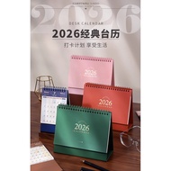 Tyk b.Three Years Second Class 2026 Calendar Desk Calendar Simple Creative Office Desktop Goods Deco