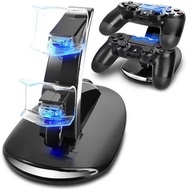 Narsta PS4 Accessories Dual Micro USB Charger Dock Joystick PS4 Charging Station for PlayStation 4 Dualshock4 Controller Charger Stand
