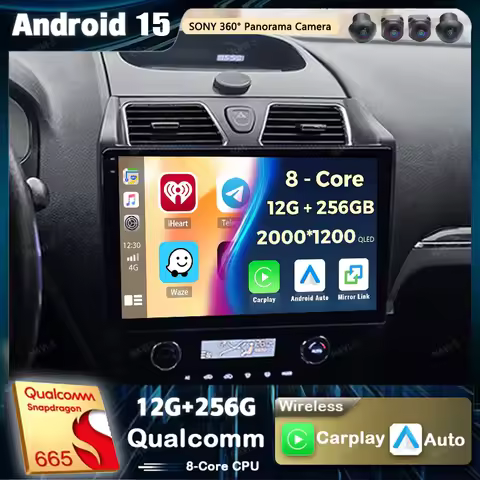 Android 15 Carplay Auto For Geely Emgrand EC7 EC715 EC7-RV EC718 2012 2013 2014 Car Radio Player Mul