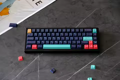 GMK Metropolis Keycap, 129 Keys PBT Keycaps Cherry Profile DYE-SUB Personalized GMK Keycaps For Mech