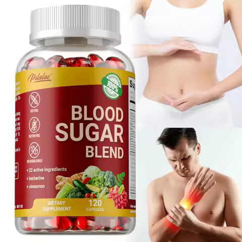 Blood Sugar Blend Capsules - Maintains Healthy Blood Sugar, Metabolic Health and Energy, Antioxidant
