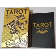 丸子🍡台灣預購。黑金版偉特塔羅牌(大盒精裝版)Tarot Black and Gold Edition(金箔紙牌)附中文