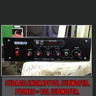 ORIGINAL Power Amplifier Rakitan 5 Amper Bluetoth + Subwofer + Karaoke