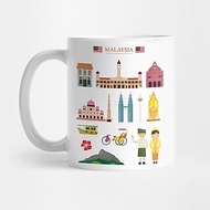 Souvenir Malaysia Famous Place - Malaysia Famous Place Tea Mug