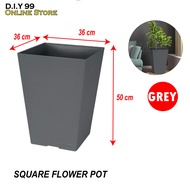 EXTRA LARGE Square flower pot / Modern Design Flower Pot Indoor & Outdoor / Gardening Tool / Pasu Bu