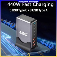 Taffware Desktop Charger Fast Charging Multi Port USB Type C GaN3 440W - YMX-440W