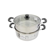 Partners Session Steaming Stainless Steel 2-Stage Steamer 26cm