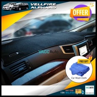 Toyota Vellfire / Alphard 20 Series Dashboard Carpet Cover Anti Slip Instrument Pad 2008-2015 GGH20 ANH20 AH20 Vacc Auto