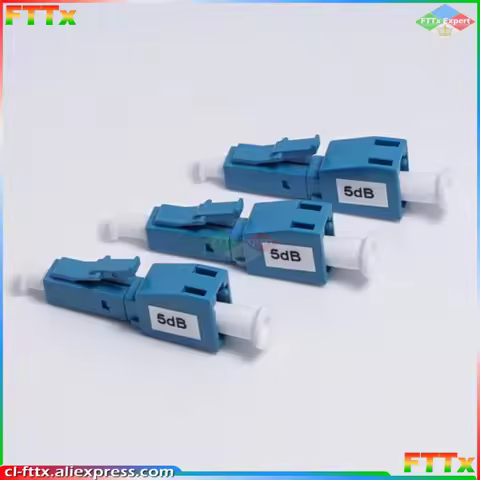 LC UPC Fiber Optic Attenuator Single-mode Fiber Optic Male to Female Connector 3DB/5DB/7DB/10DB/15DB