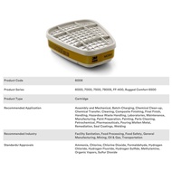 3M 6003 / 6006 / 6009 Gas/Vapor Cartridge 2 pcs