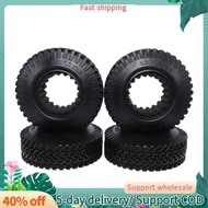 4Pcs RC 1:10 Crawler Beadlock Wheels Tire 1.9 Inch  Tire 98mm Tyre for RC Car Truck  SCX10