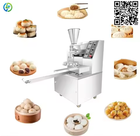 Customized Automatic Nepali Dumpling Momo Machine Stainless Steel Steamed Stuffed Bun Making Machine