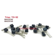 1 Piece MAC97 MAC97A6 MAC97A8 Triac TO-92 0.6A 400V/600V 3 Legs 600ma 400-600V
