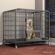 Dog Cage Large Dog Medium-Sized Dog Dog Cage with Toilet Household Indoor and Outdoor Golden Retriever Labrador Cage Dog