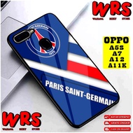Case  OPPO A3S A1K A5S A7 A11K A12 A5 A9 2020 Motif CLUB BOLA PSG Case KarakterAnimeAbstrakCustom Ga