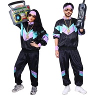 70s 80s Outfits for Men Women Disco Outfit Halloween Costumes Tracksuit Sportswear