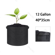 12 Gallon Hand Held Plant Thicken Grow Bags Fabric Pot Jardim Home Gardening Flowers Plant Growing Grow Garden Tools  SG9B2