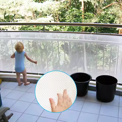 300x77cm Children Safety Netting Durable Kids Stairs Safety Net Home Balcony Window Staircase Protec