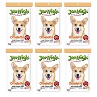 Jerhigh Stick Omelette Flavor Dog Treat 70g (6 bags) ขนมสุนัข รสออมเล็ต 70กรัม (6 ห่อ)