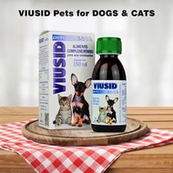 (CATALYSIS) VIUSID Pets for DOGS & CATS 150ML/30ML*5BTL /FIP, FIV, Nutritional Supplement (IMPORT FR