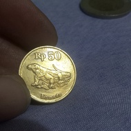 Uang Koin 50 KOMODO 1993