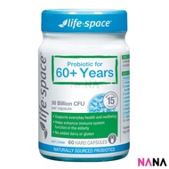 Life Space Probiotic For 60+ Years 60 Capsules