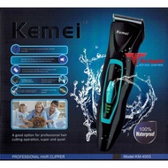 KEMEI KM4003 Waterproof Electric Trimmer Professional Hair Clipper .LS