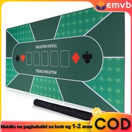 Professional Portable Rubber Poker Mat For Poker Casino Games