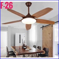 5-blade ABS Plastic Ceiling Fan, Decorative Ceiling Fan for Living Room, Bedroom - HN