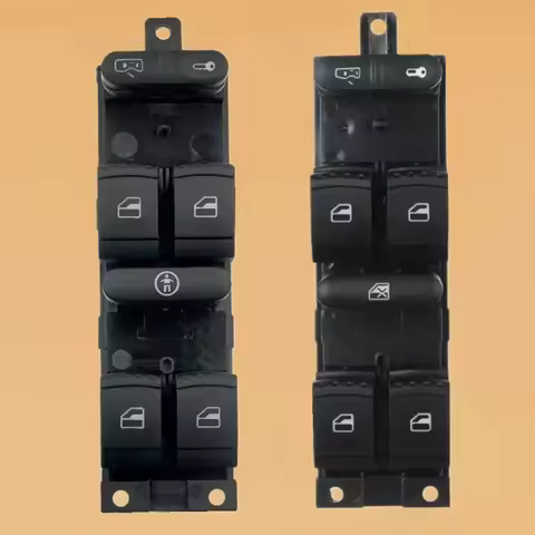 Power Window Control Switch Button Red 9pin FOR Volkswagen Bora Jetta VW Golf MK4 Passat B5 Seat Leo