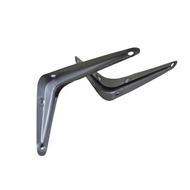 SIKU Per 1 Pair Strong Iron Wall Shelf Angle PRC Grey 3x4 Inch L-Shaped Folding Shelf Bracket 3" x 4