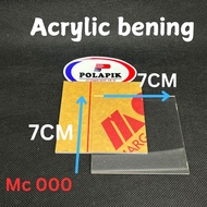 Clear Acrylic 7cm X 7 cm | Acrylic sheet 7cm x 7cm custom Laser Cutting Acrylic Sheet