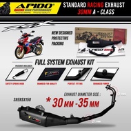 EXZOS LC135 Y15ZR RS150 RSX150 EXHAUST CUTTING STANDARD EXZOS ESPADA  NLK APIDO DYNOPRO UMA RACING