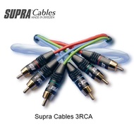 Supra Cables 3RCA 3m (3 RCA to 3 RCA Component Video Y/Cb/Cr Interconnect Cable)