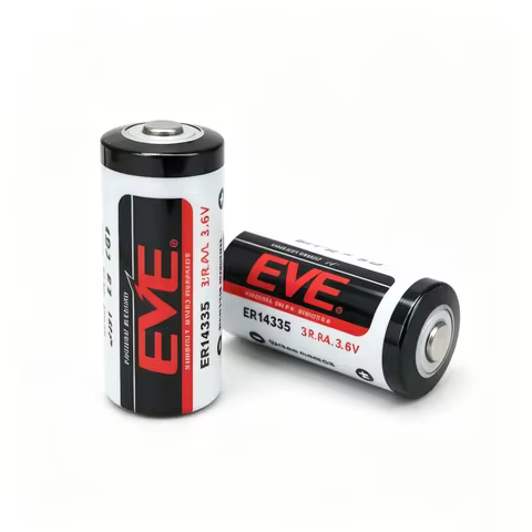 EVE ER14335 3.6V 2/3AA 1650mAh 3.6V Primary Lithium Battery for Gas Detector PLC Servo Encoder