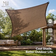 Sun Shade Net PE Anti UV 90 Percent Shade Coffee Mesh Cover Garden Patio Pool Car Farm