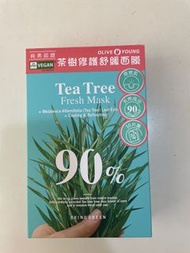 Olive young 茶樹修護舒緩面膜 （10片）