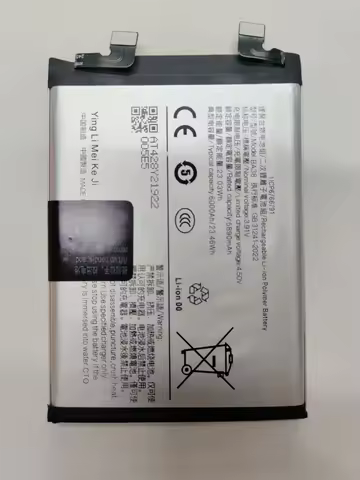 Battery 6000mAh BA38 For iQOO Z9 Turbo/ iQOO Z9, V2352A Mobile Phone Batteries