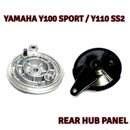 High Quality Yamaha Y100 SPORT Y110 SS2 Rear Brake Hub Panel Hub Brek Cover Belakang ( BLACK )