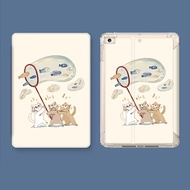 Cat design iPad pro 12.9/pro 11/iPad 10.2/2017/2018/air 1/2/3/4/pro 10.5/pro 9.7 iPad protective casing