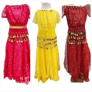 SG Instock Ethnic Traditional Indian Girl Costume Saree, Dress Lehenga Deepavali costume /Racial Harmony Day Costume