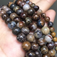 Natural Stone Brown Pietersite Jaspers Beads Loose Spacer Beads For Jewelry Making Beads Diy Bracelets 6 8 10 12mm 7.5"Inches