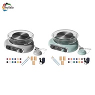 chulisia Mini Pottery Wheel Kit Electric Pottery Machine Two Way Rotation Electric Clay Wheel for Ch