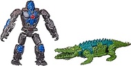 Transformers: Rise of the Beasts Movie, Beast Alliance, Beast Combiners 2-Pack Optimus Primal &amp; Skullcruncher Toys, Ages 6 and Up, 5-inch