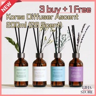 Flower Diffuser Korea Ascent Natural Flower Reed Diffuser 28Scent 200ml Aroma essential oil aromathe