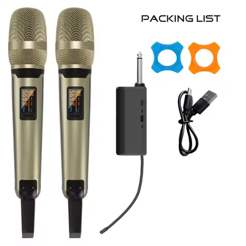 SKM9000 wireless microphone UHF wireless metal dynamic microphone with rechargeable receiver, for ka