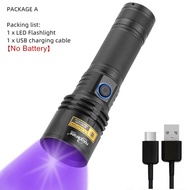 HaixnFire SV10 Violet USB UV ตรวจจับโคมไฟ 20W พลังงานสูง 365nm ไฟฉายย้อมสีสัตว์เลี้ยง Cat Moss